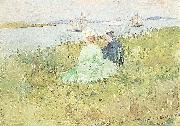 Maurice Prendergast Viewing the Ships Sweden oil painting artist